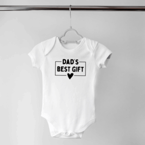 Dad’s Best Gift Baby Onesie